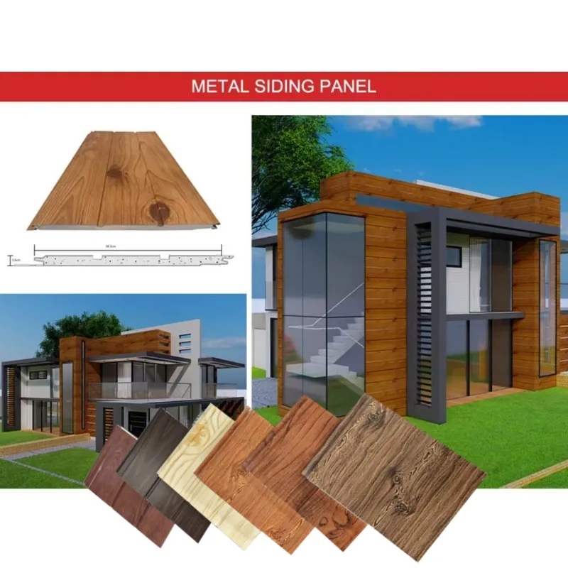 Decorative Material Metal Siding Insulation Sandwich Panel PU Sandwich Panel for Old House Renovation