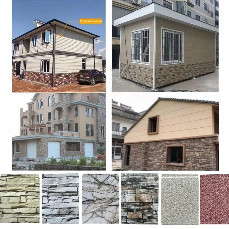 Soundproof Insulated Steel 50mm EPS Sandwich Panel Isolation Polyurethane EPS Foam Sandwitch Panel for Wall and Roof